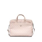 Guess Sıcak Damgalı 4g Üçgen Logolu 15-16"" Laptop Çantası - Pembe
