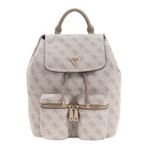 GUESS Sırt Çantası Boş Zaman Sırt Çantası Manhattan II Flap Backpack Dark Taupe Logo