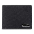 Guess Siyah Boston Cüzdan, Medium, GUE-SMBOLJ_LEA20, dark black, erkek
