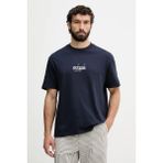 Guess Smal Erkek Oversize Fit T-Shirt - Lacivert - XL