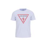 Guess Ss Bsc Clsc Trı Logo Erkek Beyaz T-shirt M2gı68kba60-g011