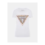 Guess Ss Cn Cheeta Kadın Slim Fit T-Shirt