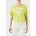 Guess Ss Cn Logo Pamuklu Cropped Fit T Shirt E02I01JA914 Bayan Crop E02I01 JA914 G8BU