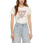 Guess Ss Cn Trıangle Love Tee Kadın Beyaz T-shirt W5rı10ı3z14-g012