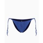 Guess String Brief İpli Bikini Altı - L / Blue Denim Aop