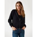 Guess Tam Fermuarlı Scuba Kumaş Kadın Sweatshirt W5YQ05KBYE2