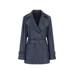 Guess Trençkot, L, W6RL50WL842, Mavi, Kadın