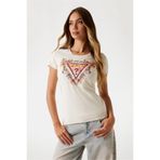 Guess Triangle Kadın Slim Fit T-Shirt