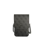 Guess Triangle Logolu Kredi Kartlıklı Telefon Çantası - Siyah