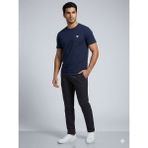 Guess Üçgen Logolu T-Shirt M4YI46K8FQ4 - Lacivert - XS