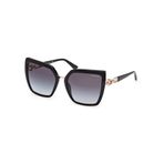 GUESS Üniseks GU00160 Güneş Gözlüğü, Parlak Siyah, 135