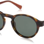 GUESS Üniseks Yuvarlak Sağlam Güneş Gözlüğü (GU00049 52R 50 S | 50| Yeşil Lens), Yeşil, Yeşil, Small, Yeşil., S