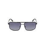 GUESS Unisex güneş gözlüğü, Mat Siyah, 145