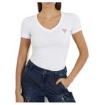 GUESS Üstler/tişörtler-Tşört kot - Kadın, Beyaz (Pure White), XS