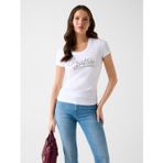 Guess W6RI24J1314 Ss Cn Script Kadın Tişört