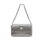 Guess Zalına Flap Clutch Kadın Gri Omuz Çantası Hwıy9350700-sıl