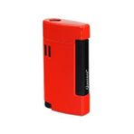 Guevara Tek Torch Pürmüz Kırmızı-Siyah Metal Puro Çakmağı