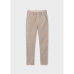 Gugo Erkek Çocuk Dokuma Pantolon 10-14 Yaş Krem - 10 Yaş