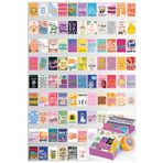 GUGUK Motivasyon Sözleri Temalı 90 Adet Duvar Poster Seti, Özel Tasarım Kutulu, Oda Dekoru () GGK-K009