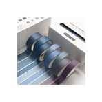 GUGUK Purplish Blue Temalı 7 Renkli Washi Bant • Sticky Note