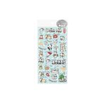 GUGUK Tatlı Panda ve Yılbaşı Temalı Parıltılı Sticker Seti • Bullet Journal