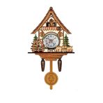 Guguklu Saat Antika Ahşap Guguklu Birdhouse Duvar Saati Ev Dekoru Asılı Guguklu Saat Otomobil Salıncak Çan Ev Dekor Duvar Saati Guguklu Saat (CM001) (CM002) (CM003) (CM004) (CM005)