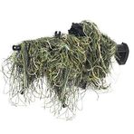 Guguluza Ghillie Suit 3D tüfek Gun Wrap Cover kullanın lastik bant kamuflaj Forest AV için