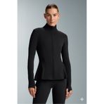 Gugus KADIN Light warm running VOLANLI Fermuarlı Yüksek Yaka Spor Ceket – Esnek Activewear