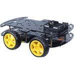 Gui Xulian Akıllı Robot Montaj Araç Kiti Dıy Kiti Dört Tekerlekten Çekişli Çift Alt Yapı Akrilik Taban Araba Öğrenme Programlama Kiti (Yurt Dışından)