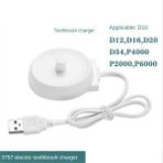 Gui Xulian [gui Xulian]2x USB Seyahat Şarj Cihazı Dock 3757 Elektrikli Diş Fırçası Şarj Beşiği P2000P4000P6000P7000D10D12D16D20D34 (Yurt Dışından)
