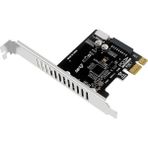 Gui Xulian Pci Express Kart Pcie'den Usb3 Tip-E'ye Ön Tip-C 19P Genişletme Kartı Uyumlu Pci-E X1 X4 X8 X16 Arayüzü (Yurt Dışından)
