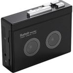 Gui Xulian Siyah Retro Stereo Kaset Çalar Walkman Kaset Müzik Ses Bluetooth ile Otomatik Ters (Yurt Dışından)