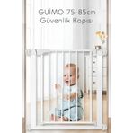 GUİMO Guimo 85-95 Cm Bebek Çocuk Pet Güvenlik Ve Merdiven Kapısı Siyah Baby Child Safety Gate Black