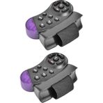 Guiwuu 2x Evrensel Direksiyon Kablosuz Uzaktan Kumanda 11 Düğmeler Için Araç CD DVD Mp5 Oynatıcı (Yurt Dışından) - Siyah