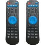 Guiwuu 2x Yedek Uzaktan Kumanda Formxq-4k H96 Pro T9 Akıllı Tv Kutusu (Yurt Dışından) - Siyah