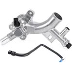 Guiwuu Cruze, Sonic ve 1.4l Için Motor Soğutma Sıvısı Muhafazası Su Çıkışı Alüminyum Hortumlu - 25193922, 13251447 (Yurt Dışından)