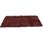 Guiwuu Ekstra Yumuşak ve Emici Mikrofiber Makinede Yıkama Kurutma - Küvet, Duş ve Oda Için Mükemmel Peluş Halı Paspaslar - Bordo (Yurt Dışından) - Brown