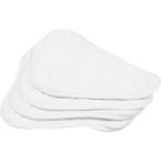 Guiwuu Yeni 4 Adet Yedek Pedler H2O X5 Buharlı Paspas Temizleyici Zemin Yıkanabilir Mikrofiber Pedler (Yurt Dışından) - White