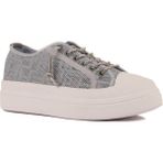 Guja 23Y384-5 Yüksek Taban Hafif Kadın Sneaker Spor Ayakkabı - Gri