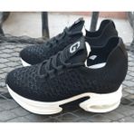 Guja 24K300-3 Siyah Kadın Gizli Dolgu Yüksek Air Tabanlı Sneaker Spor Ayakkabı