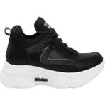 Guja 24K302 Siyah Yüksek Taban Kadın Sneaker Spor Ayakkabı