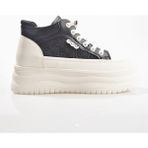 Guja 25K313-2 Kadın Gizli Dolgu Topuklu Boğazlı Sneaker - Siyah