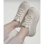 Guja 25Y388 Taşlı Yüksek Taban Kadın Sneaker Spor Ayakkabı - Bej