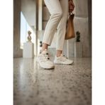 Guja 26Y319-1 Kadın Lastik Bağ Hafif Extra Esnek Hafif Sneaker Ayakkabı - Bej