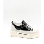 Guja Ithal Dolgu Taban Sneakers Kadın Spor Ayakkabı GJ363 Siyah
