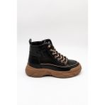 Guja Ithal Seri Kadın Sneaker Bot GJ310 - Kömür - 36