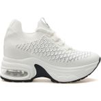 Guja Kadın Taş Detaylı Gizli Dolgu Topuk Sneaker Günlük Ayakkabı 25Y 25Y300-22 Z - Beyaz