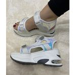 guja kadın yazlık dolgu platform kalın taban spor sandalet ayakkabı