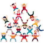 Gujing Çocuk Yapı Taşı Hercules Balance Jenga Ahşap Oyuncak (Yurt Dışından) - Antrasit