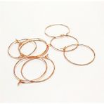 Gül Altın 50MM 20 Adet 316L Paslanmaz Çelik 15 20 25 30 35MM Hipoalerjenik Altın Yuvarlak Daire Tel Küpe Çemberler Dıy Takı Yapımı Için Bulgular (Yurt Dışından) - Renkli - Notebooks